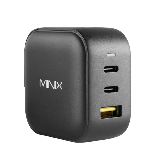 MINIX NEO P1 GaN Charger 66W 2xUSB-C 1xUSB-A UK/EU/US
