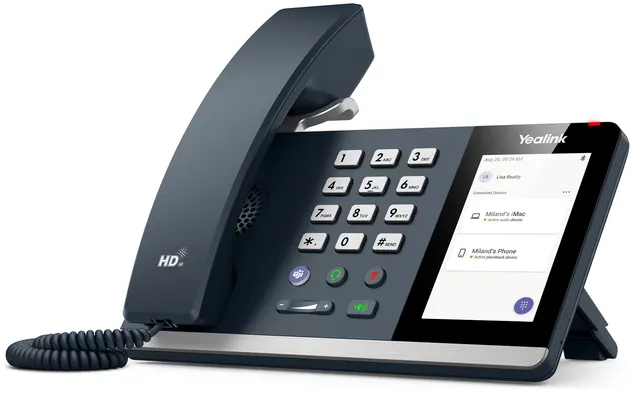 Yealink MS Teams USB Phone for PC & Smartphone with Bluetooth & USB Hub MP50 TEAMS
