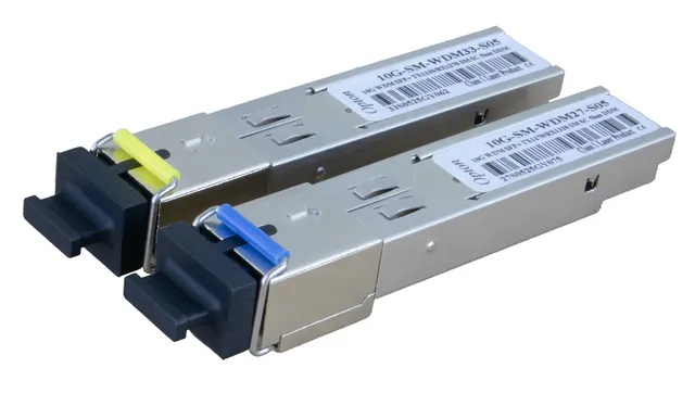 Opton 10G SFP+ Module SM SC/UPC 1270/1330nm 5km Pair