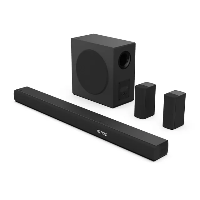 Hisense Soundbar 5.1 CH, 580W ,Hi-Concerto,Dolby Atmos, DTS:X, Semi wireless rear surround speakers
