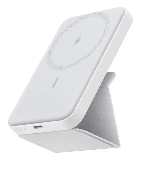 Anker PowerCore Mag-Go 5K Magnetic Powerbank with Stand White
