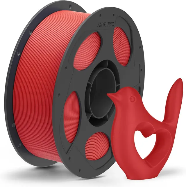 Anycubic PLA Matte Filament Red 1Kg
