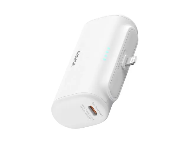 Baseus Powerbank 20W 5000mAh Plug-In Lightning 20W White