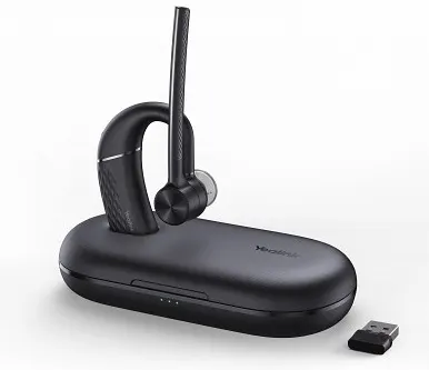 Yealink BH71 PRO Bluetooth Headset with Portable Charging Case & BT Dongle