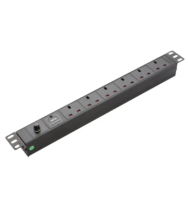 NETPRO PDU 6-Way 1U with Circuit Breaker 13A NP-CPDU6-CB UK