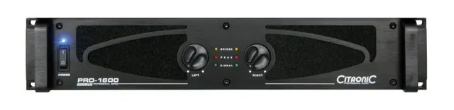 Citronic Pro-1600 Amplifier 2x800W RMS @4ohms 171.207UK