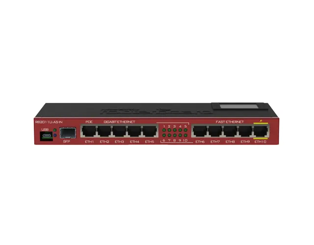 MikroTik RB2011UiAS-IN 5xEthernet, 5xGigabit Ethernet, USB