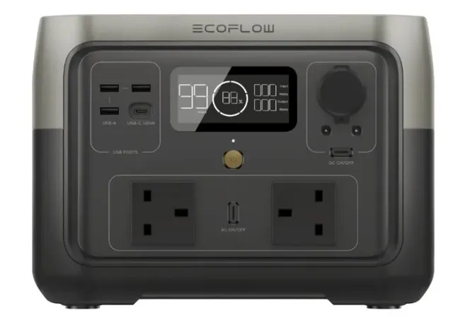 EcoFlow RIVER 2 MAX UK Portable Power Station 500W