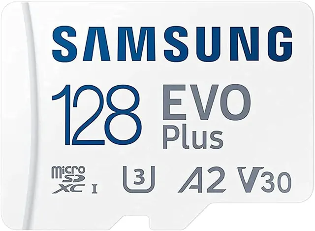 Samsung Evo Plus 128GB microSD SDXC U3 Class 10 A2 Memory Card 130MB/S