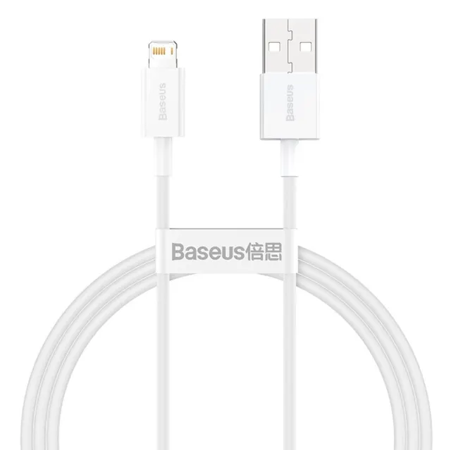 Baseus CALYS-A02 Superior Series Lightning  2.4A 1.0m White
