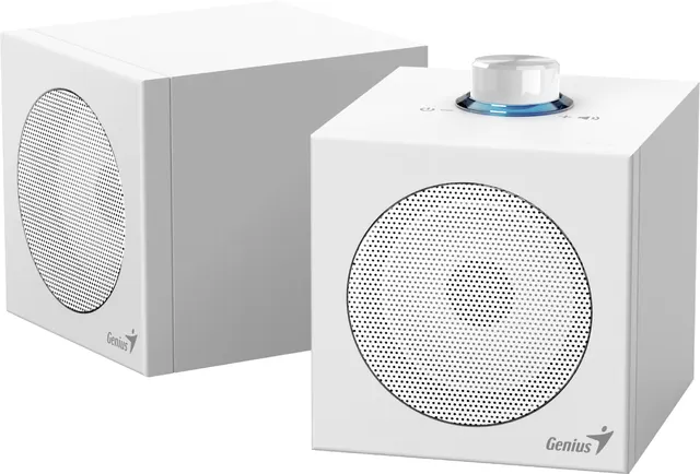 Genius PC Speakers 2.0 USB Audio 4W RMS USB-A+C SP-HF300U White