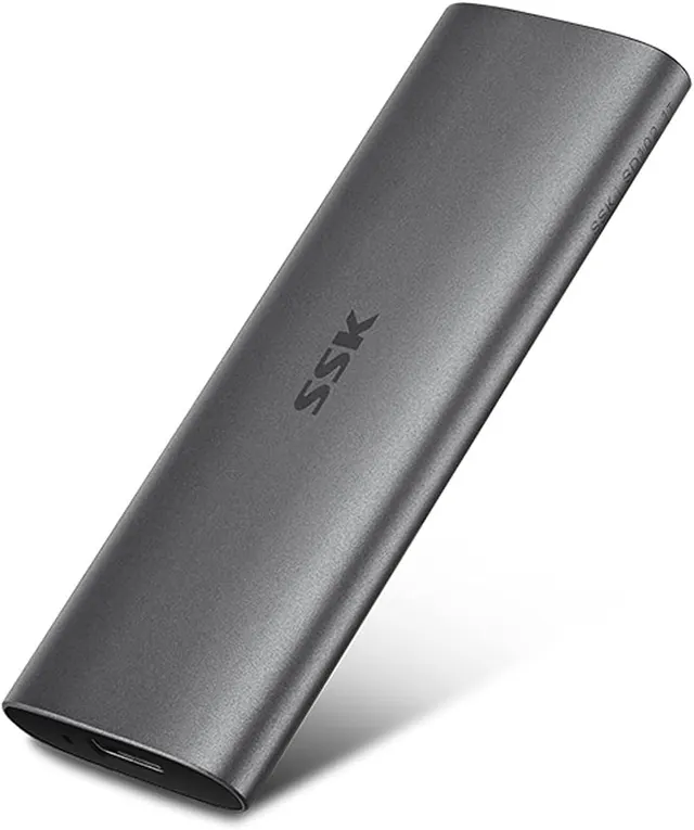 SSK 256GB Portable External SSD, Up to 550MB/s