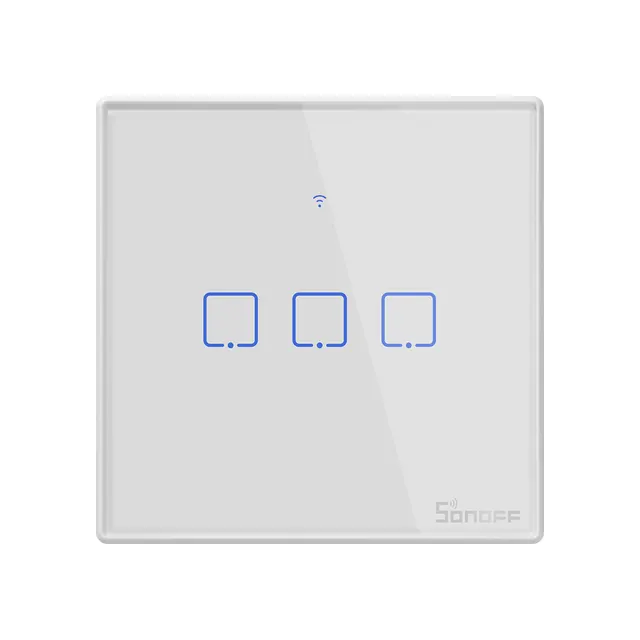 Sonoff T2 UK 3C WiFi Smart Wall Touch Switch White