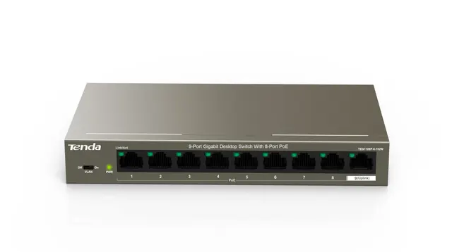 Tenda SP 8-Port Gigabit PoE Switch 100W TEG1109P-8-102W