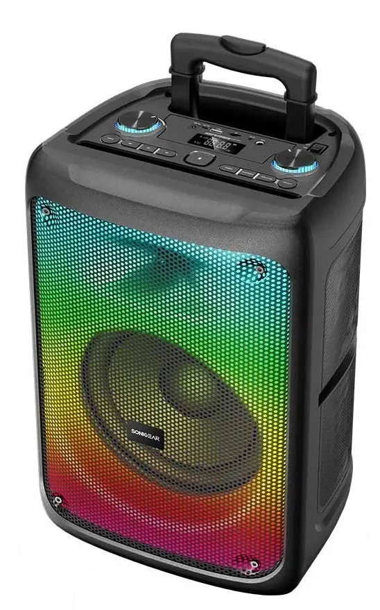 SonicGear Portable Karaoke Speaker 12'' 110W TWS BT/USB 2x Mics HYPERBOX 1200 Pro