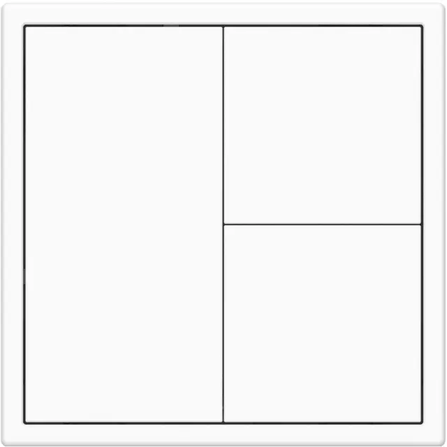 HDL Panel TILE SERIES Ivory White 3 Button V2.1