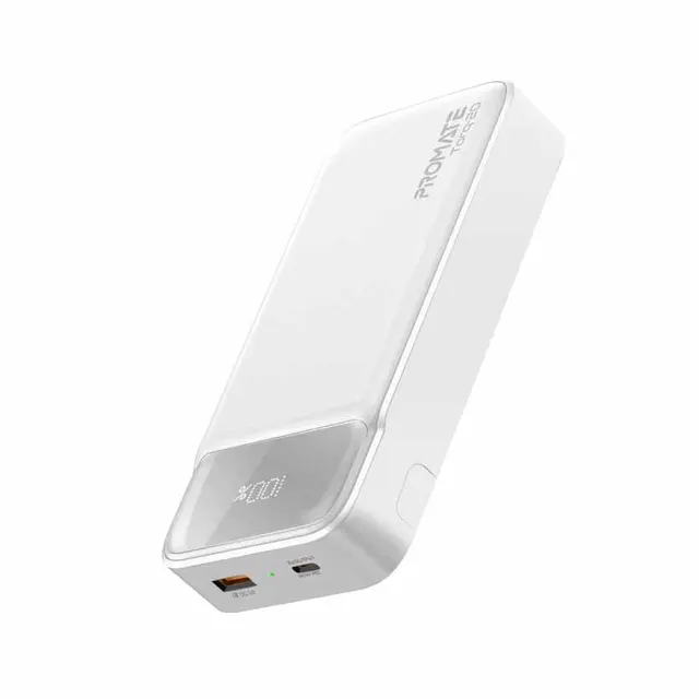 TORQ-20.WHITE 20000mAh SUPER SLIM POWERBANK PROMATE
