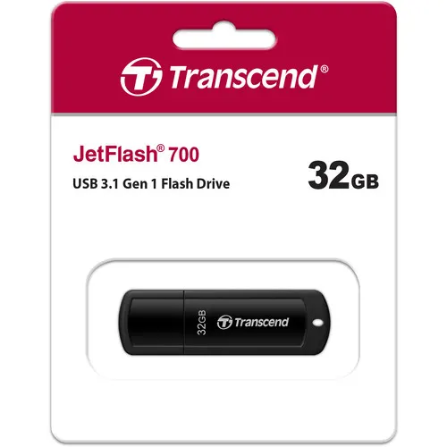 Transcend 32GB JetFlash 700 USB 3.1 Gen 1 Flash Drive