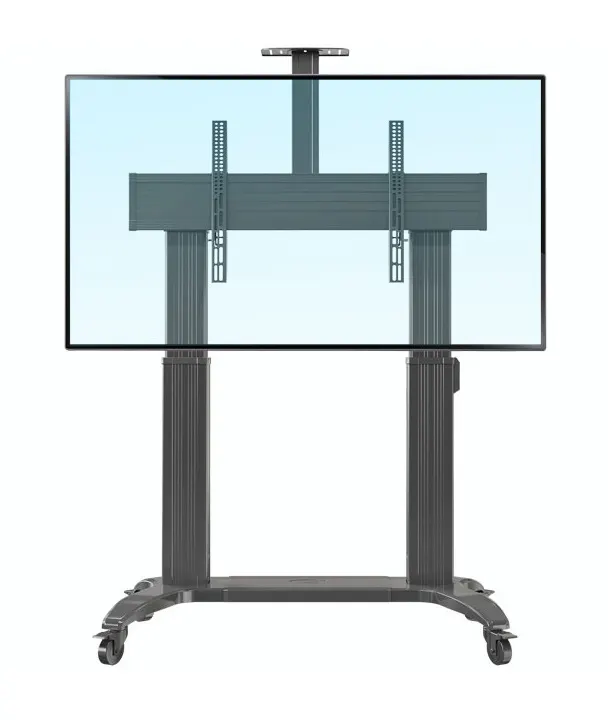NBMounts TW100 Heavy Duty Motorized TV Trolley Supports up to 110'' & 136Kg Max Height 1.7m