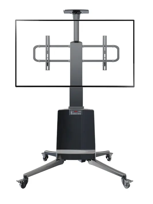 NBMounts TW85 Motorized TV Trolley up to 85'' & 68Kg Max Height 1.65m