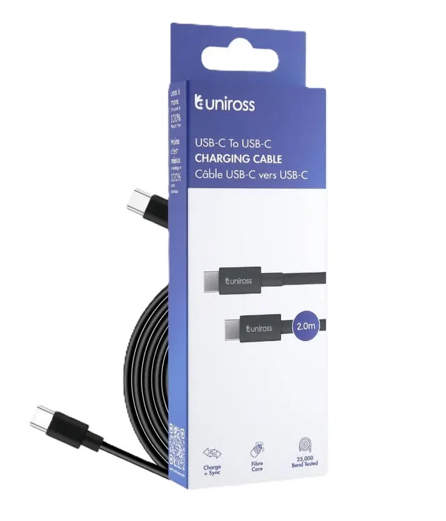 Uniross Cable USB-C to USB-C Cable 2.0m UCA006