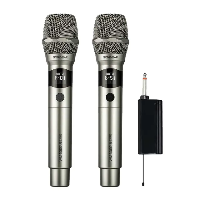 SonicGear Microphone Wireless 2xHandsets WM 3000UL DUAL Palladium
