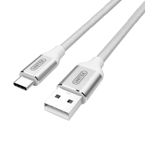 Unitek Y-C4025ASL Type C Cable Braided 1m Silver