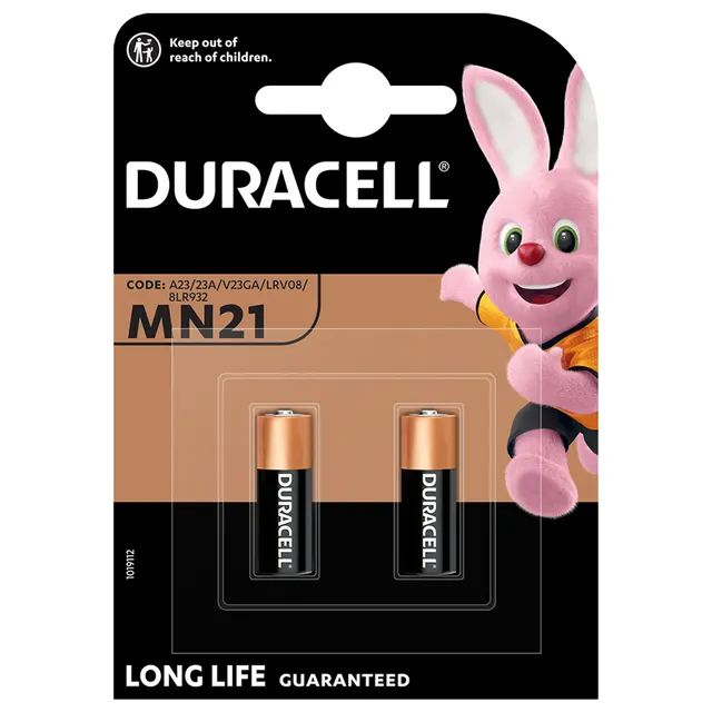Duracell Alkaline-Micro MN21/A23 2pc Batteries