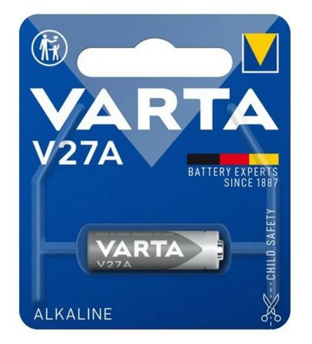 Varta Alkaline V27A (A27) Battery Blister (1pc)