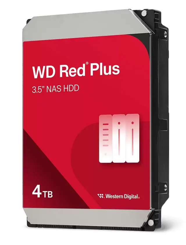 Western Digital HDD 3.5'' RED PLUS NAS 4TB WD40EFZZ