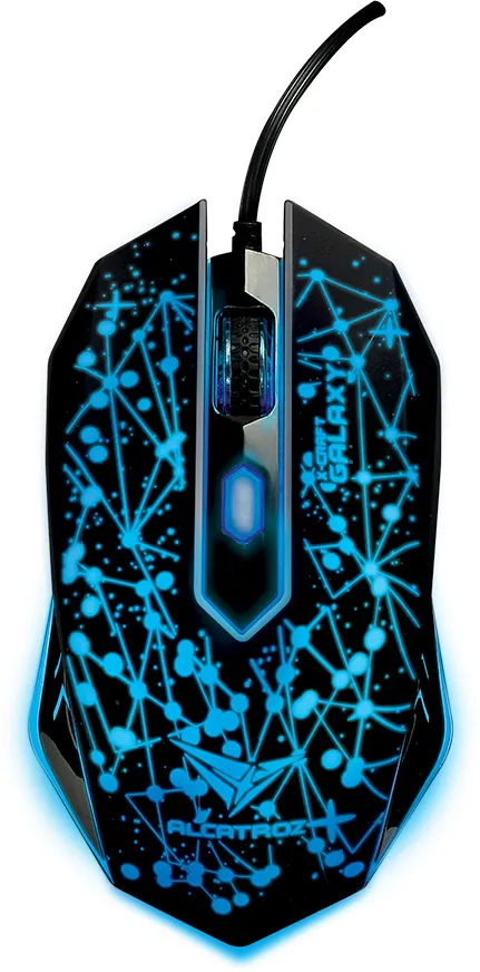 Alcatroz X-Craft Classic Galaxy Gaming Mouse