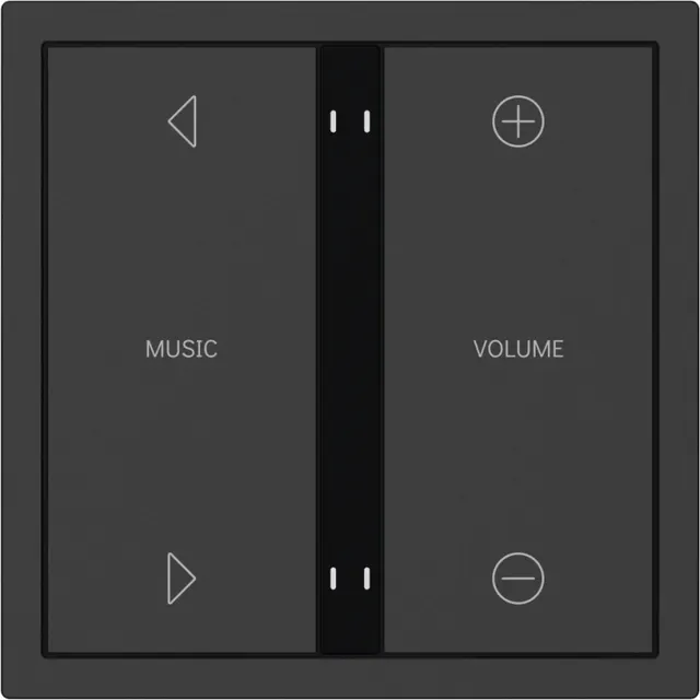 HDL Panel XELENT SERIES Charcoal Grey 4 Buttons (Plastic)