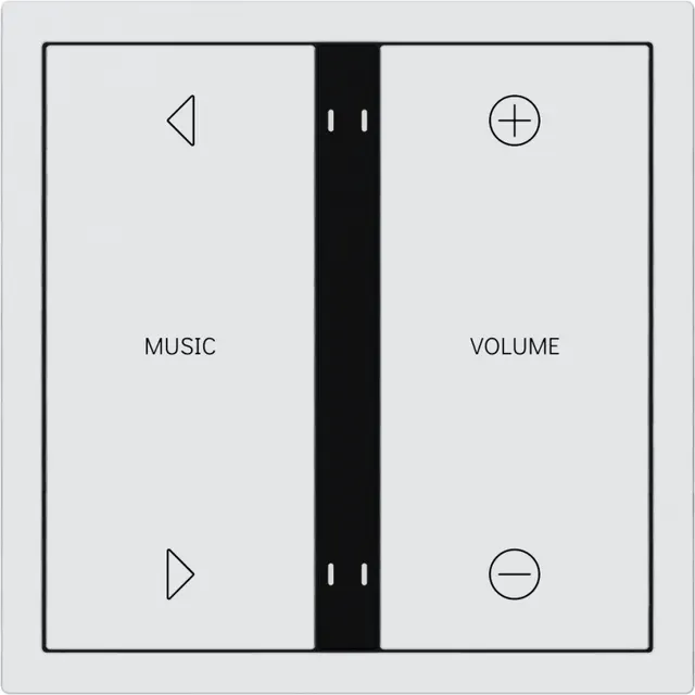 HDL Panel XELENT SERIES Ivory White 4 Buttons (Plastic)