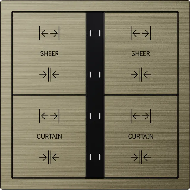 HDL Panel XELENT SERIES Antique Bronze 8 Buttons (Aluminium)
