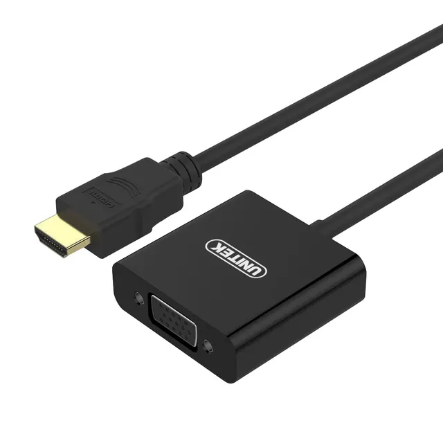Unitek Y-6333 HDMI to VGA+Audio Converter with Power Port