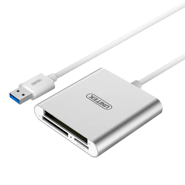 Unitek Y-9313 USB3.0 Aluminium SD/Micro SD/CF Card Reader