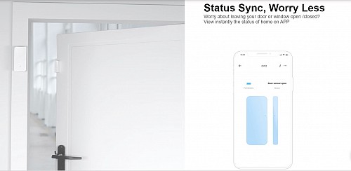 Sonoff DW2 WiFi Door & Window Alarm Sensor