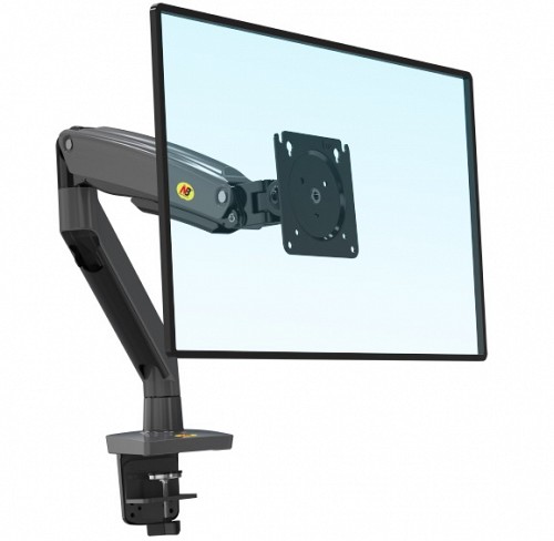 NBMounts G70 Ergonomic Extra Long Sit & Stand Monitor Mount