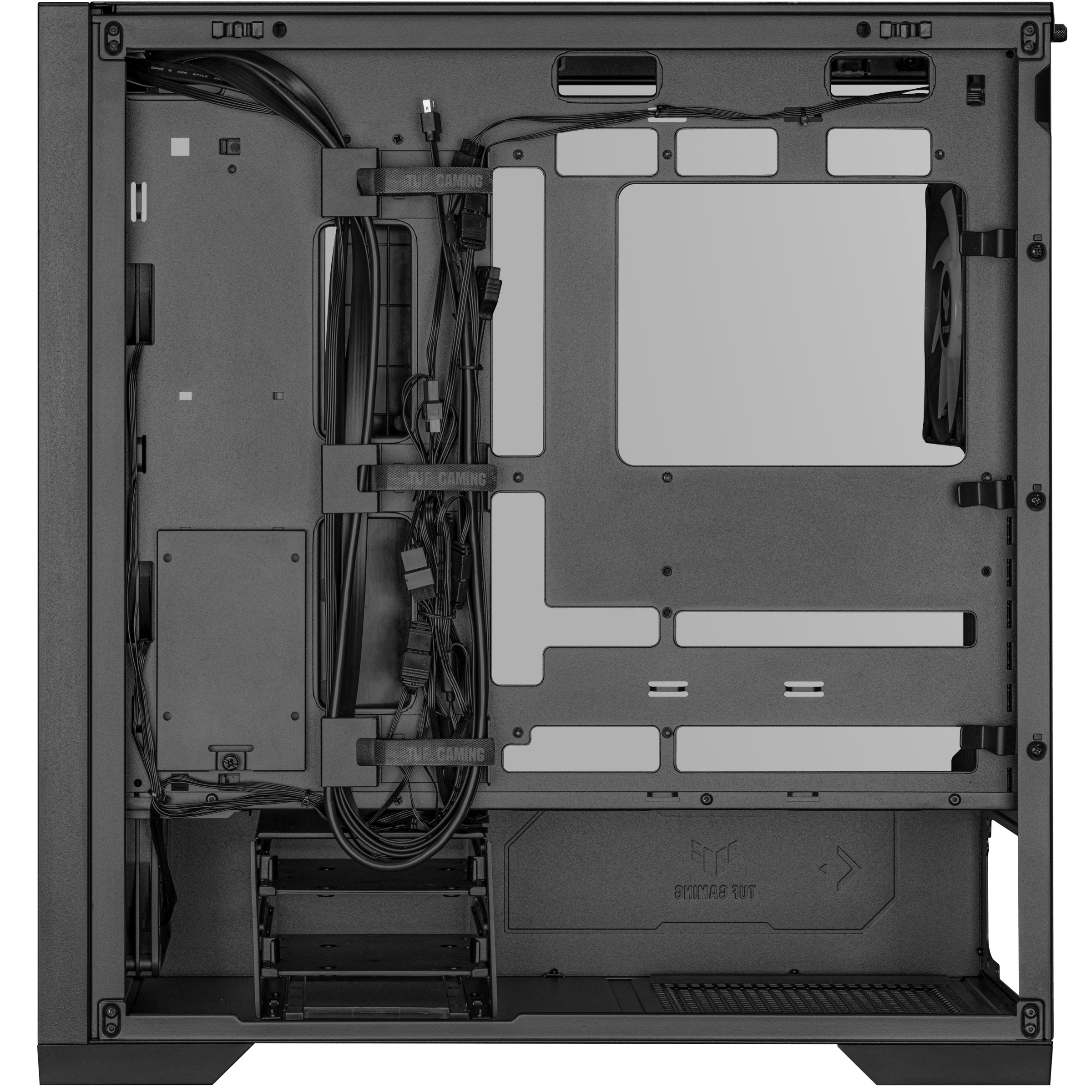 ASUS PC Case ATX Tempered Glass 4xARGB Fans TUF GAMING GT302 Black
