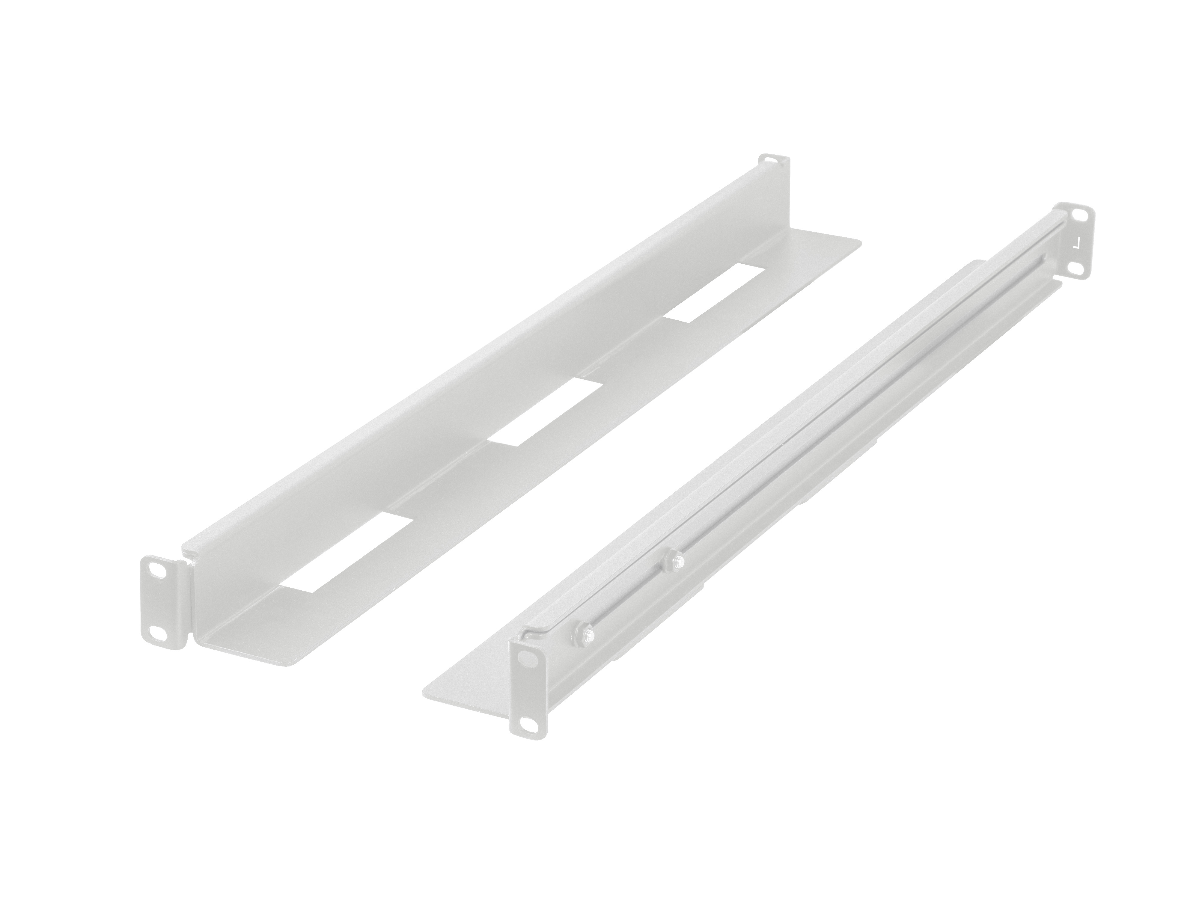 Lanberg Rail Kit Sliding Adjustable 650-1090mm for 19" Rack Cabinet 90kg Gray
