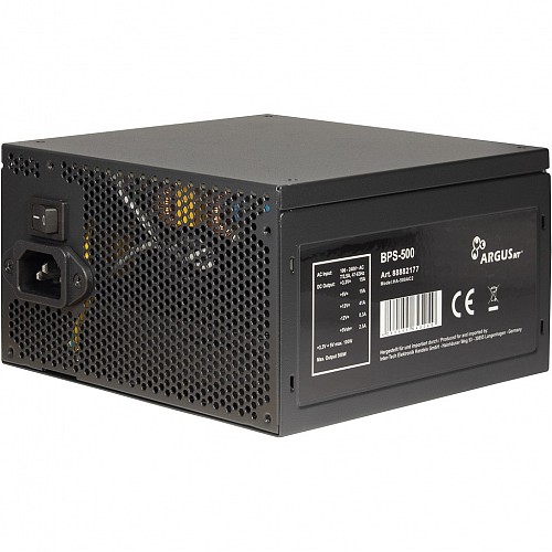 InterTech Argus BPS-500W 80+ Bronze Power Supply