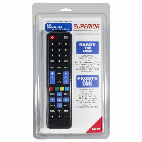 Superior Combined LG/Samsung TV Replacement Remote Control