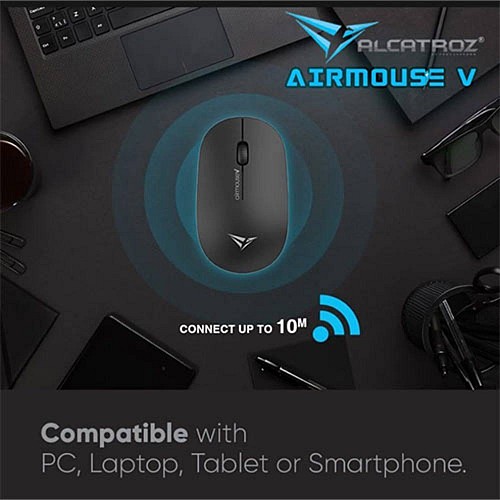 Alcatroz Airmouse V Wireless Mouse Black