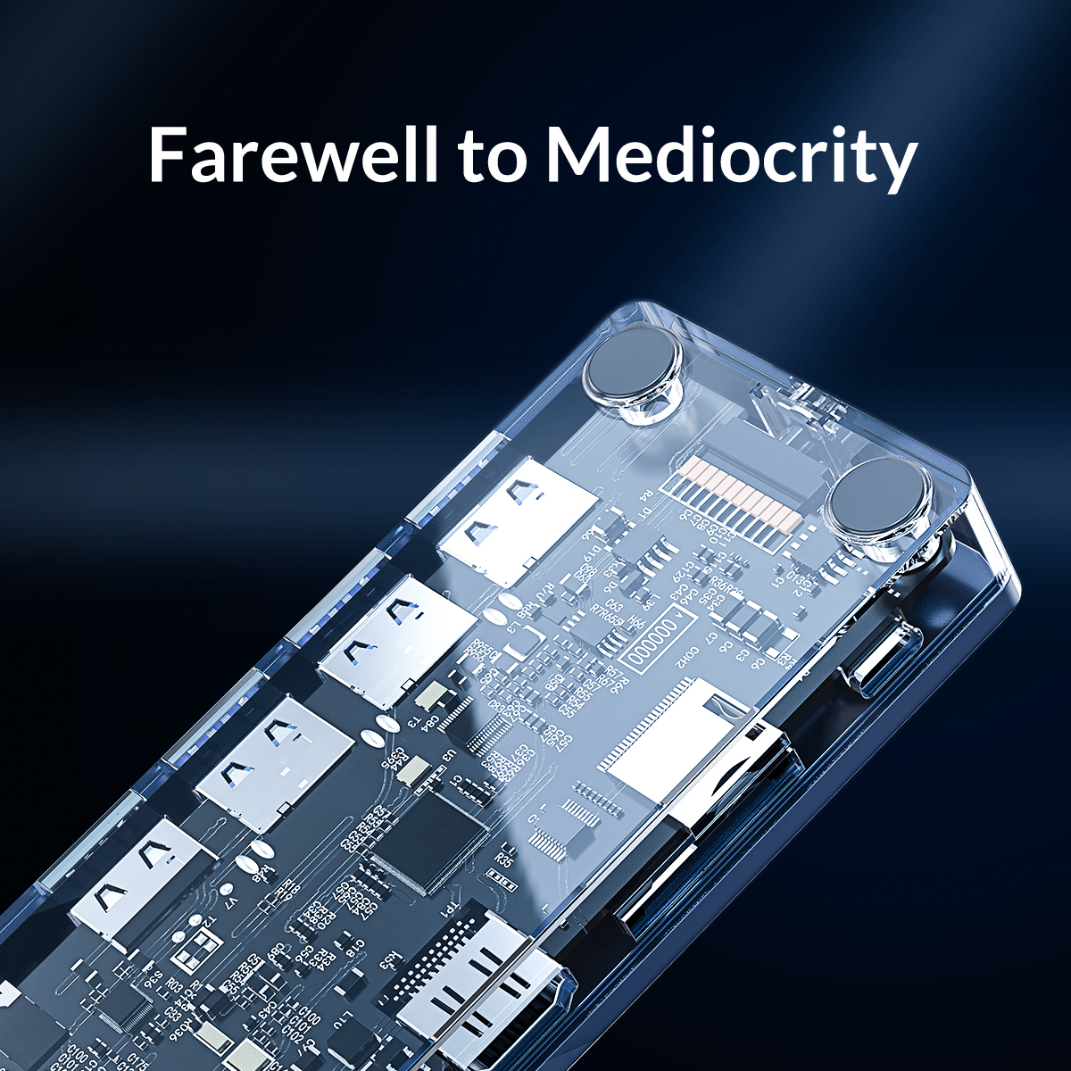 Orico USB-C Hub USB3.0 3Port HDMI/SD/PD WB-6TS