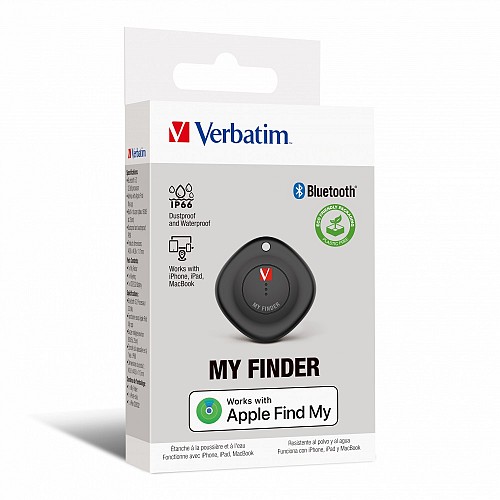 Verbatim My Finder Apple Bluetooth Item Finder 1 pack Black MYF-01