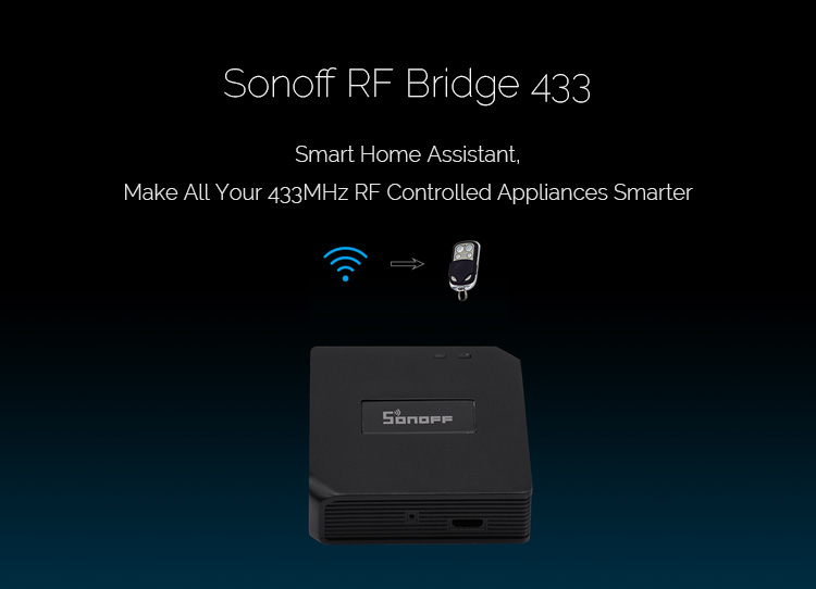 Sonoff BRIDGE RF Hub 433MHZ