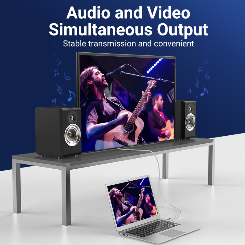 Vention HDMI Cable 2.0 4K60Hz Braided 2.0m Silver AABIH