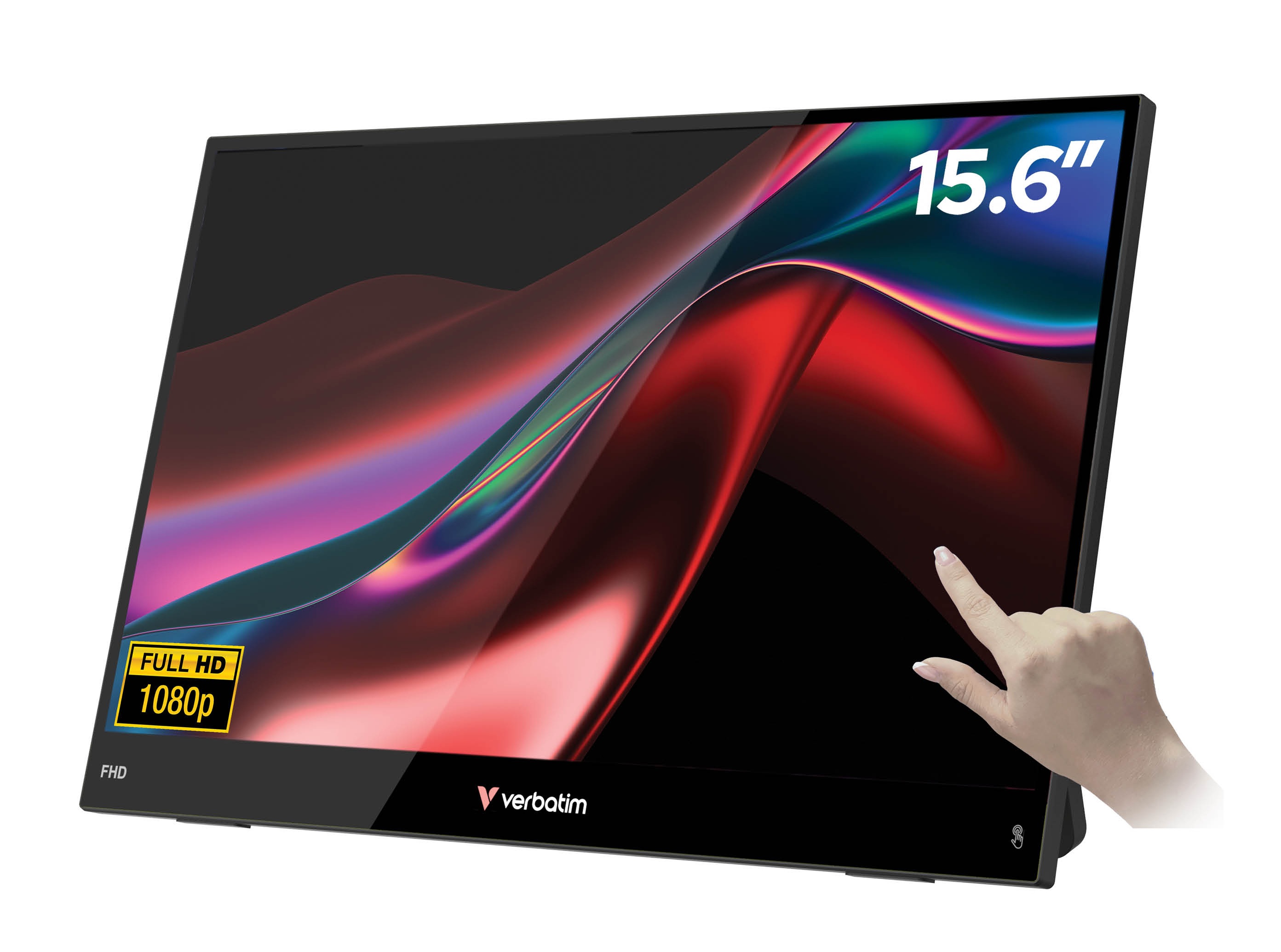 Verbatim Monitor Portable Touch 15.6" Full-HD USB-C LIGHT Series