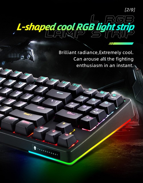 Thunderobot KG3089R Gaming Mechanical Keyboard Red Switch