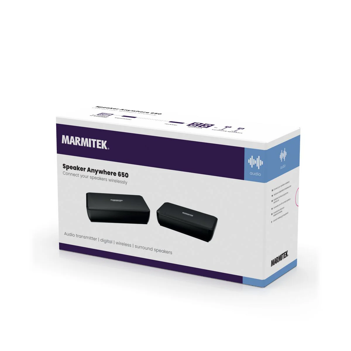 Marmitek Wireless Speaker Connection for Surround Speaker Anywhere 650